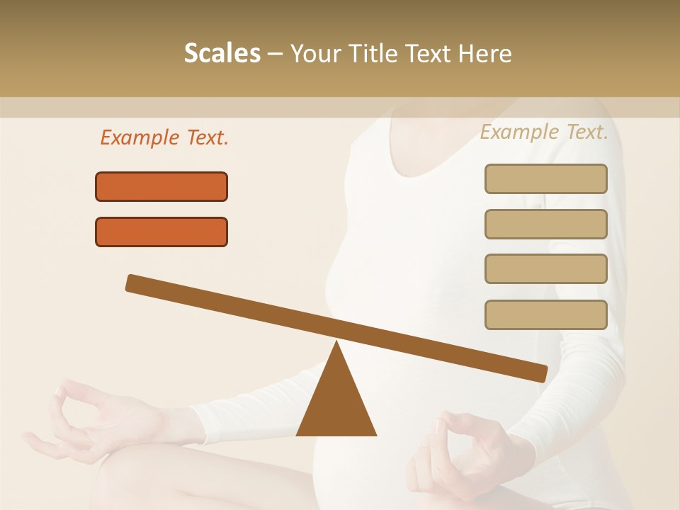 Glamour Expecting Smiling PowerPoint Template