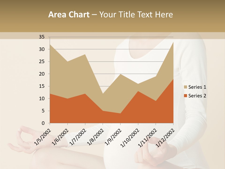 Glamour Expecting Smiling PowerPoint Template
