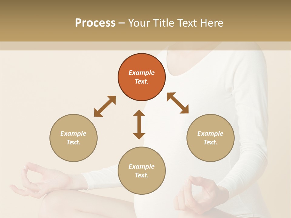 Glamour Expecting Smiling PowerPoint Template