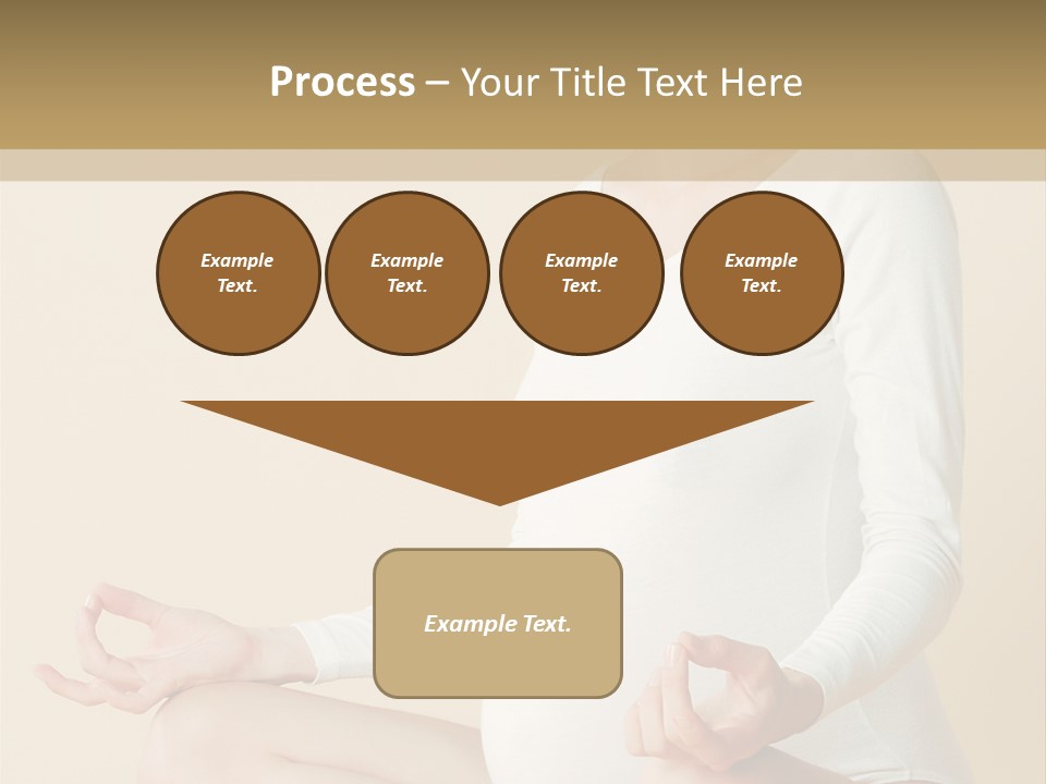 Glamour Expecting Smiling PowerPoint Template