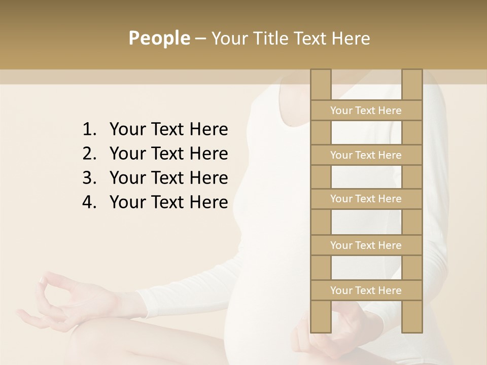 Glamour Expecting Smiling PowerPoint Template