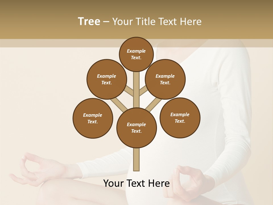 Glamour Expecting Smiling PowerPoint Template