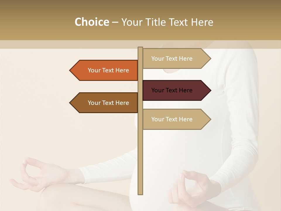 Glamour Expecting Smiling PowerPoint Template