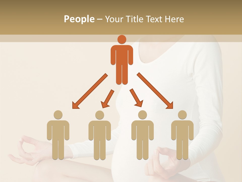 Glamour Expecting Smiling PowerPoint Template