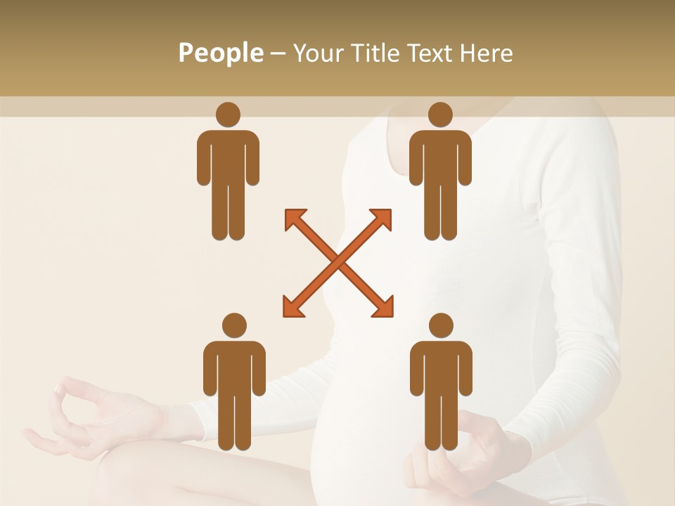 Glamour Expecting Smiling PowerPoint Template