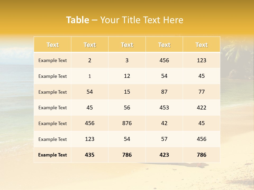 Tropics Summer Madagascar PowerPoint Template