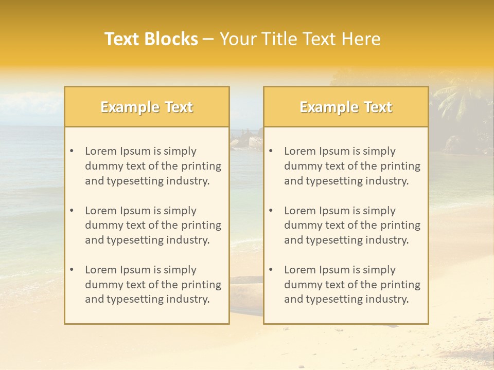 Tropics Summer Madagascar PowerPoint Template