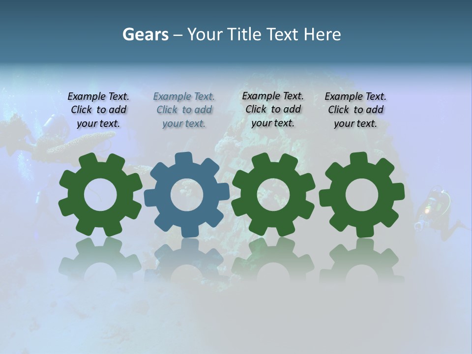 Red Sea Scuba Diving Tropical Climate PowerPoint Template