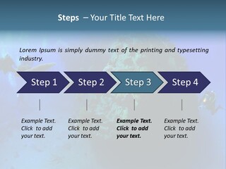 Red Sea Scuba Diving Tropical Climate PowerPoint Template