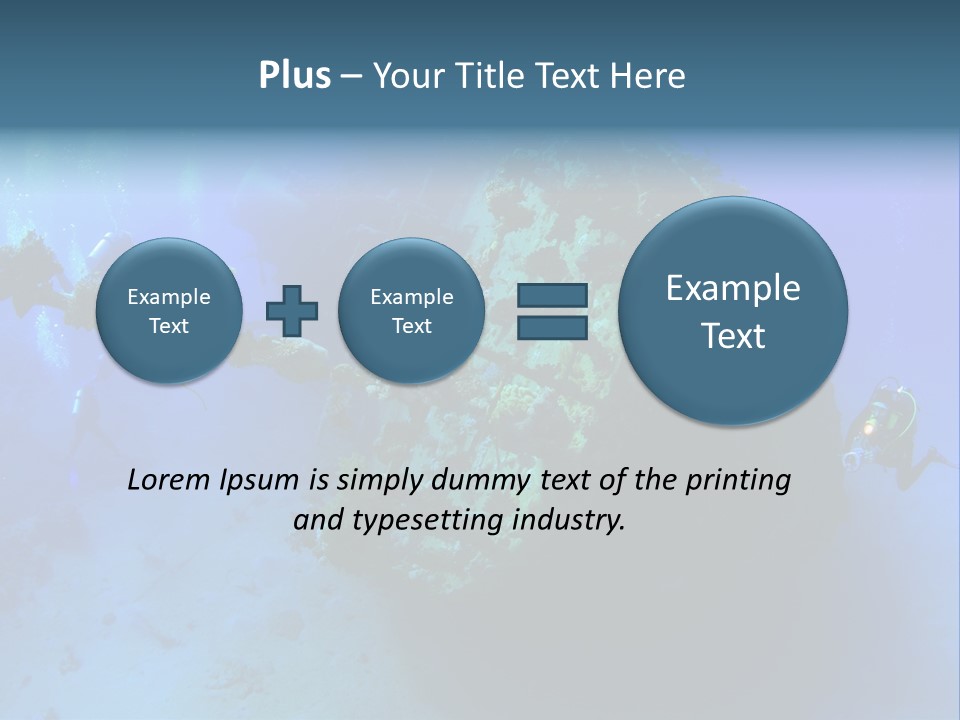 Red Sea Scuba Diving Tropical Climate PowerPoint Template