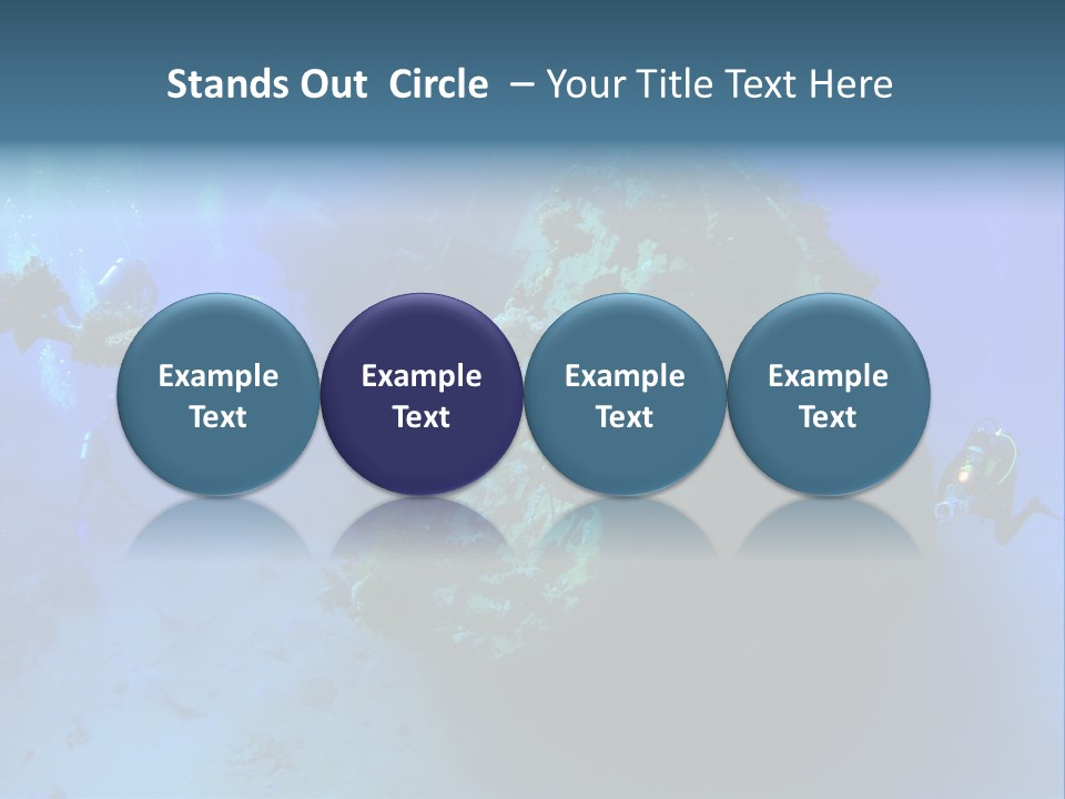 Red Sea Scuba Diving Tropical Climate PowerPoint Template