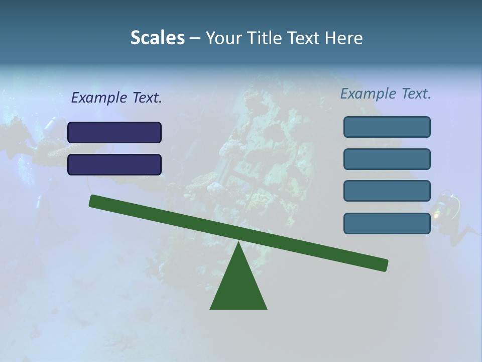 Red Sea Scuba Diving Tropical Climate PowerPoint Template