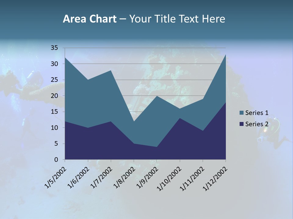 Red Sea Scuba Diving Tropical Climate PowerPoint Template