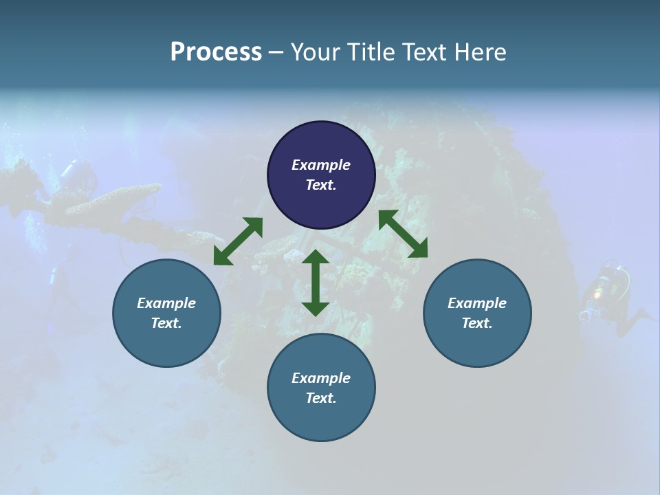 Red Sea Scuba Diving Tropical Climate PowerPoint Template