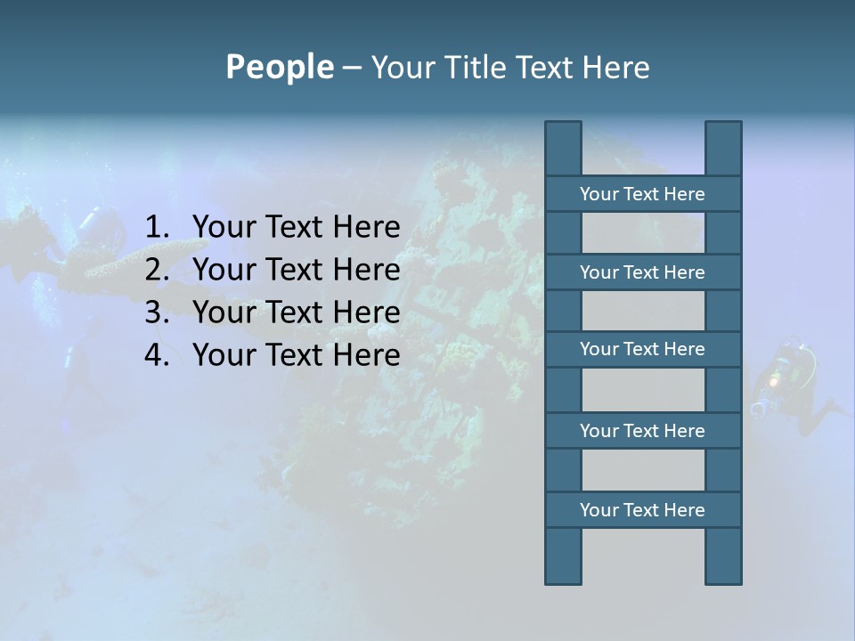 Red Sea Scuba Diving Tropical Climate PowerPoint Template