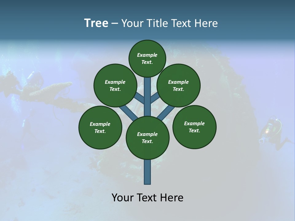 Red Sea Scuba Diving Tropical Climate PowerPoint Template