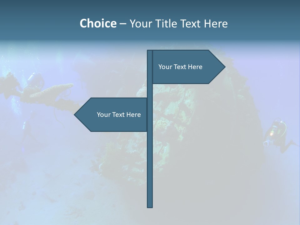 Red Sea Scuba Diving Tropical Climate PowerPoint Template