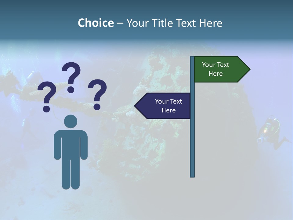 Red Sea Scuba Diving Tropical Climate PowerPoint Template