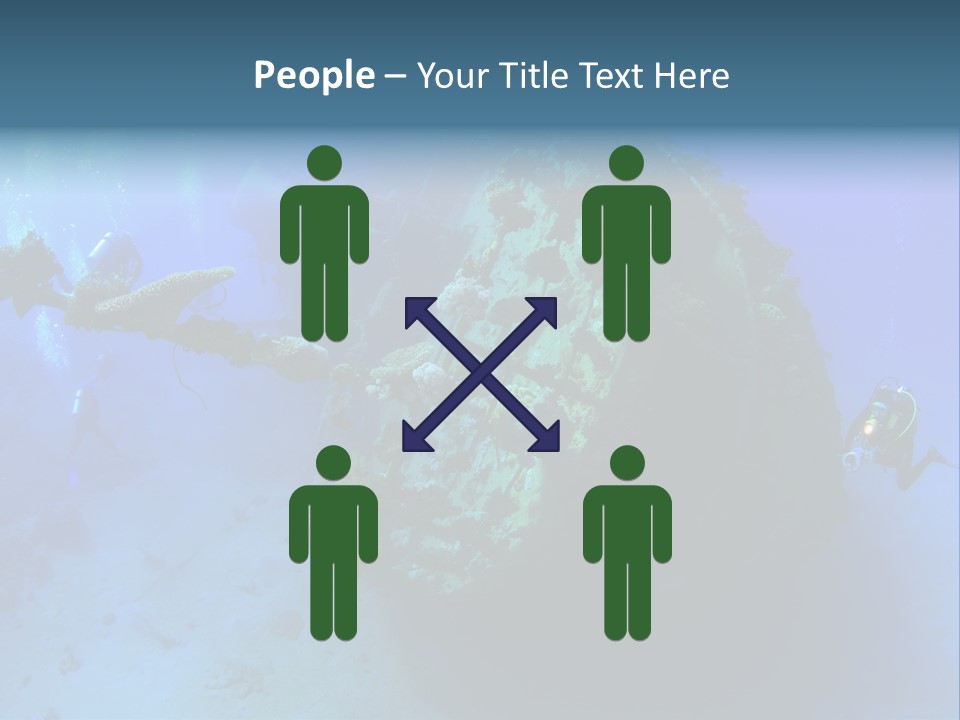 Red Sea Scuba Diving Tropical Climate PowerPoint Template