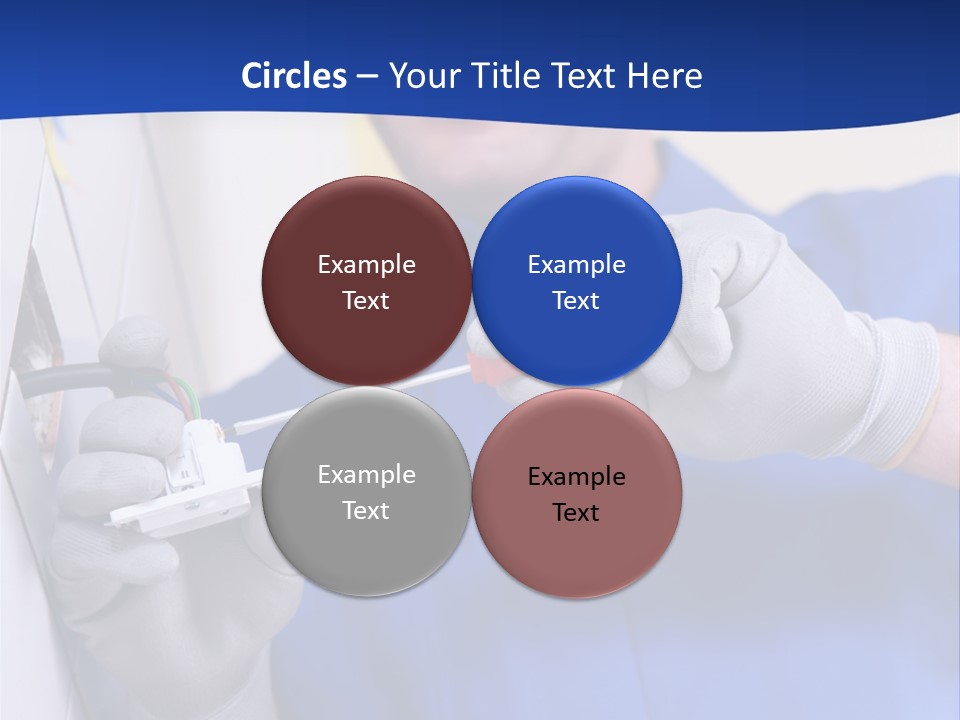 Tools Renovation Wiring PowerPoint Template
