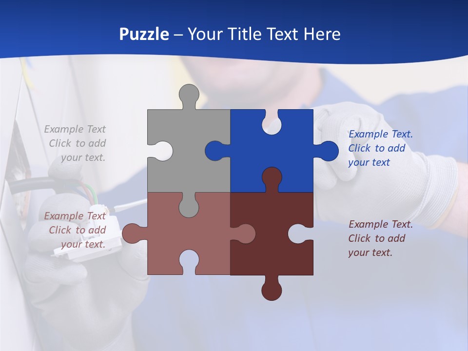 Tools Renovation Wiring PowerPoint Template