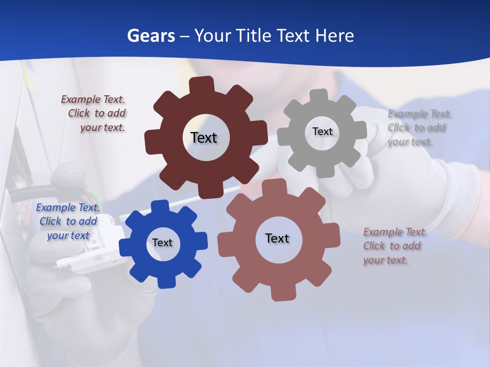 Tools Renovation Wiring PowerPoint Template