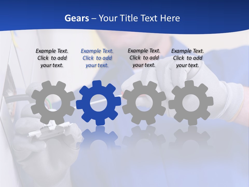 Tools Renovation Wiring PowerPoint Template