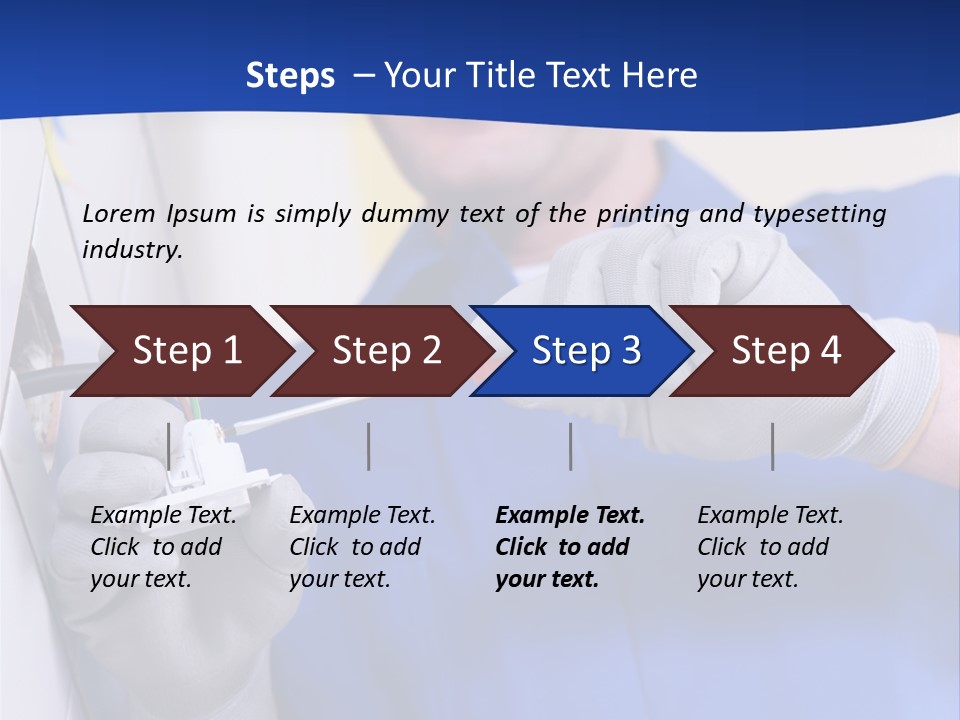 Tools Renovation Wiring PowerPoint Template