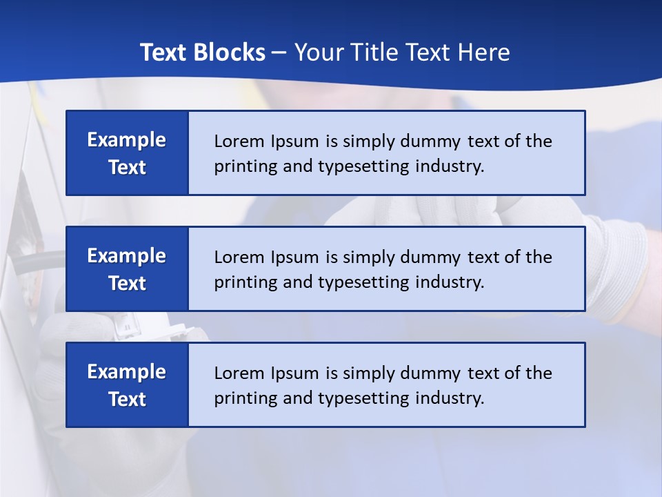 Tools Renovation Wiring PowerPoint Template