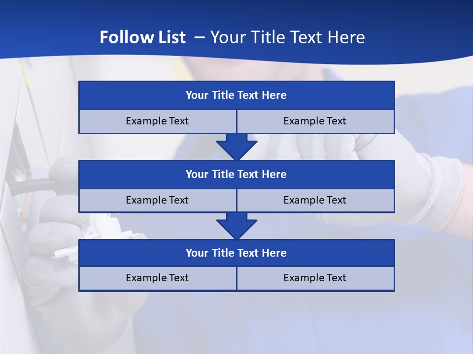 Tools Renovation Wiring PowerPoint Template