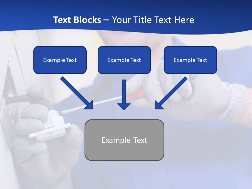 Tools Renovation Wiring PowerPoint Template