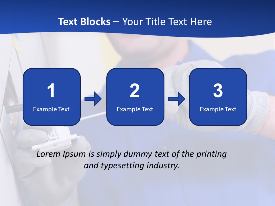 Tools Renovation Wiring PowerPoint Template