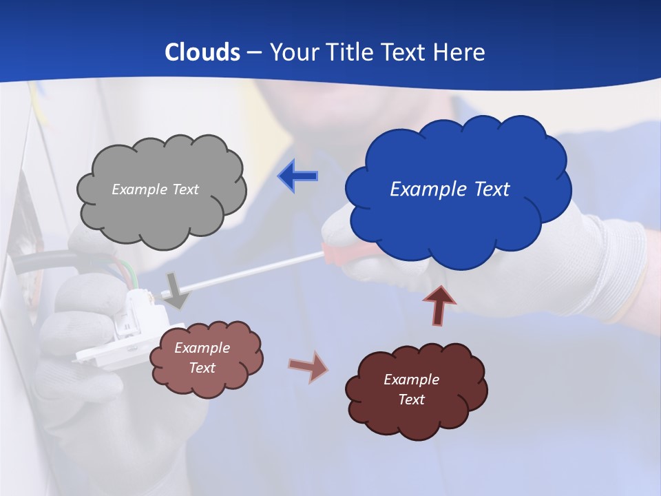 Tools Renovation Wiring PowerPoint Template