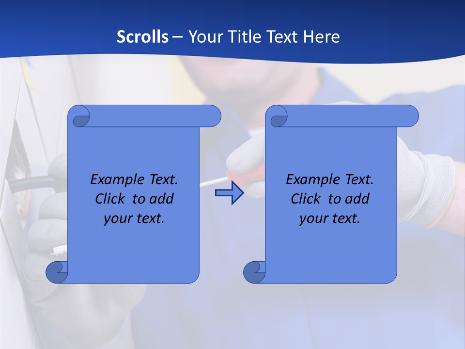 Tools Renovation Wiring PowerPoint Template