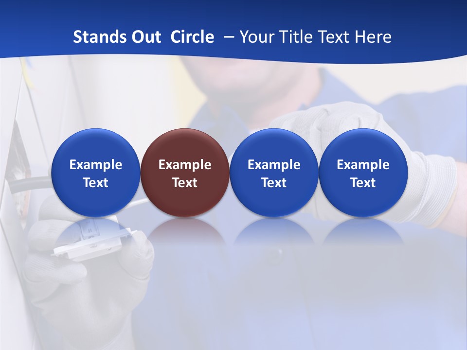 Tools Renovation Wiring PowerPoint Template