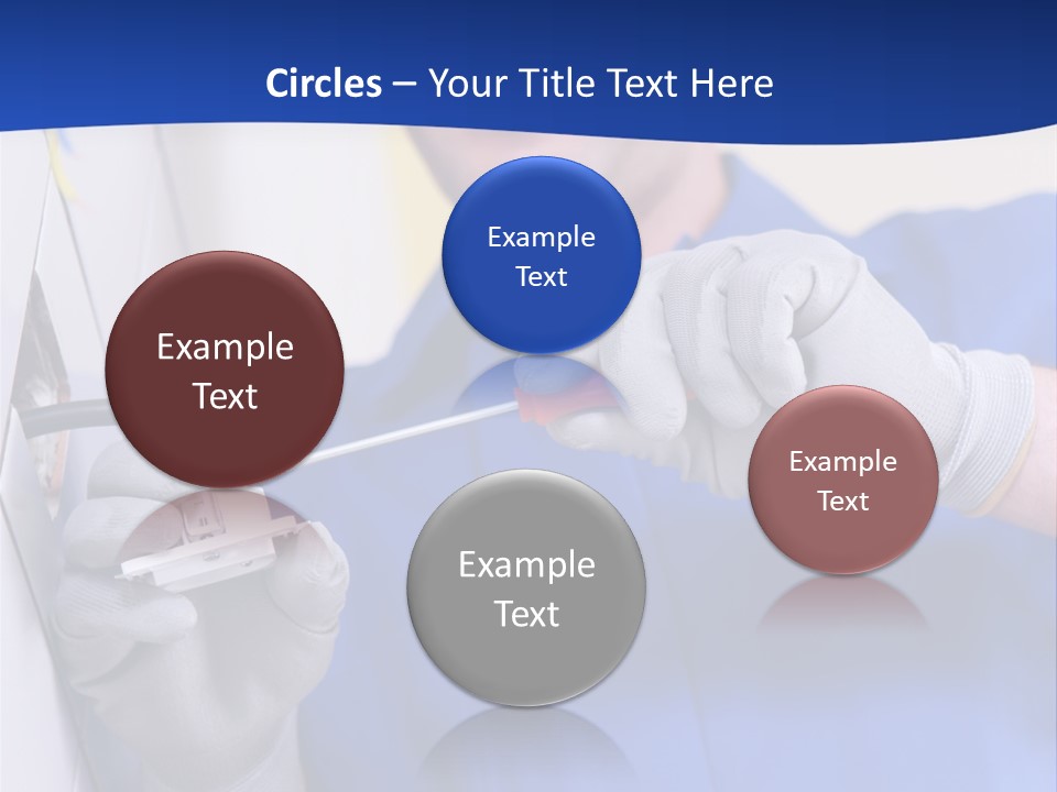 Tools Renovation Wiring PowerPoint Template