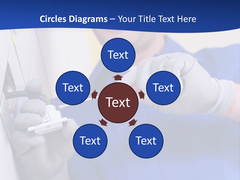 Tools Renovation Wiring PowerPoint Template