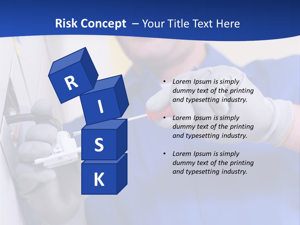 Tools Renovation Wiring PowerPoint Template