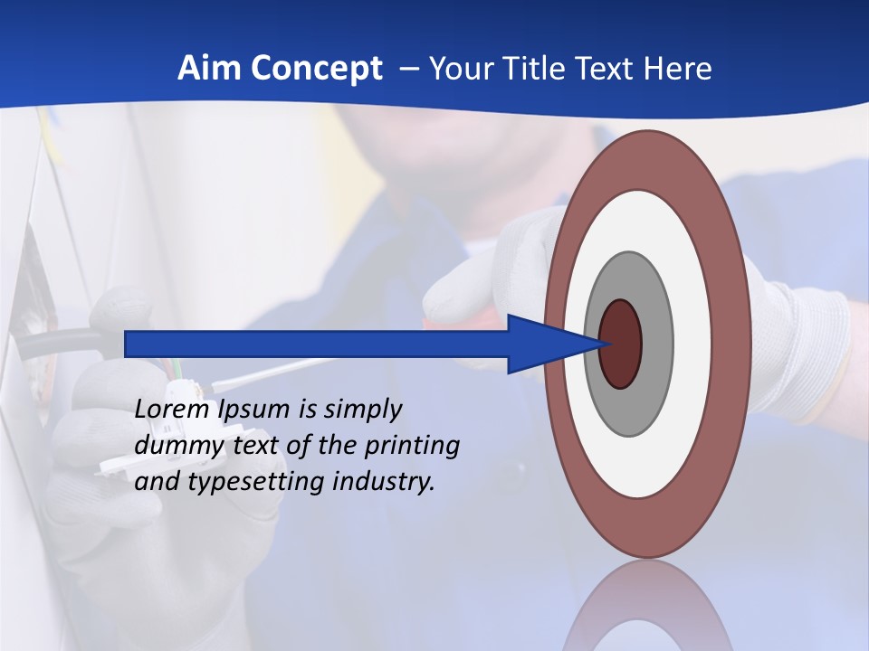 Tools Renovation Wiring PowerPoint Template