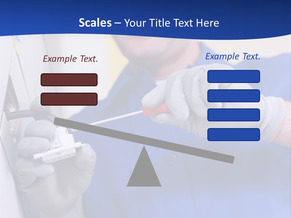 Tools Renovation Wiring PowerPoint Template