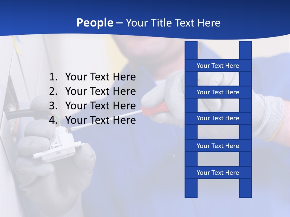 Tools Renovation Wiring PowerPoint Template