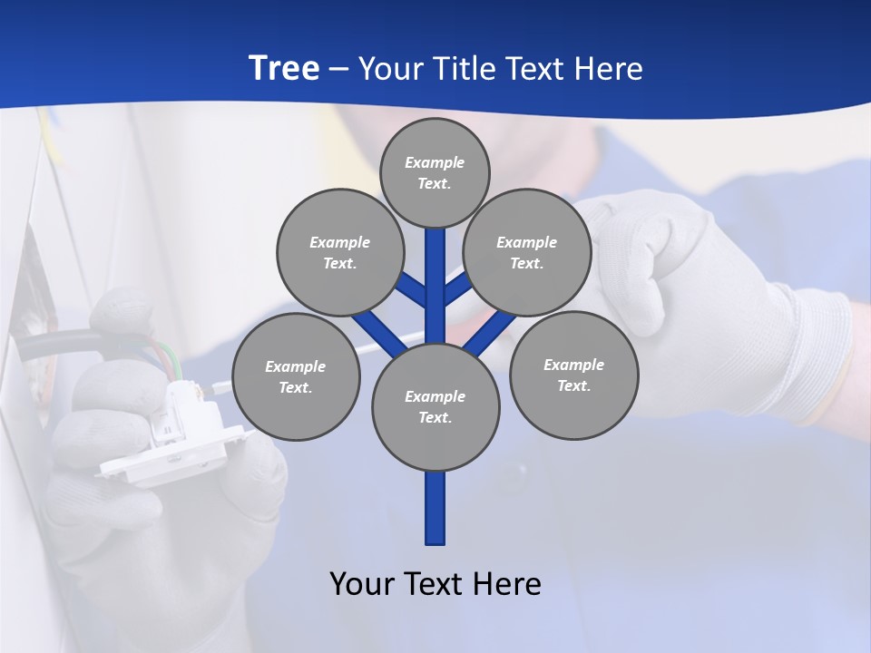 Tools Renovation Wiring PowerPoint Template