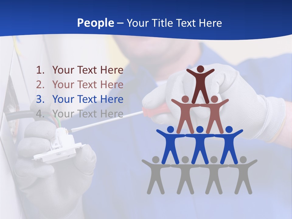 Tools Renovation Wiring PowerPoint Template