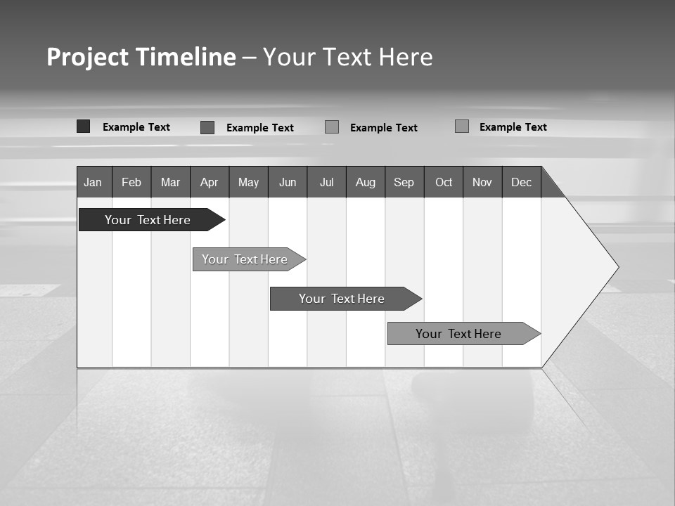 Commuter Departure Unrecognizable PowerPoint Template