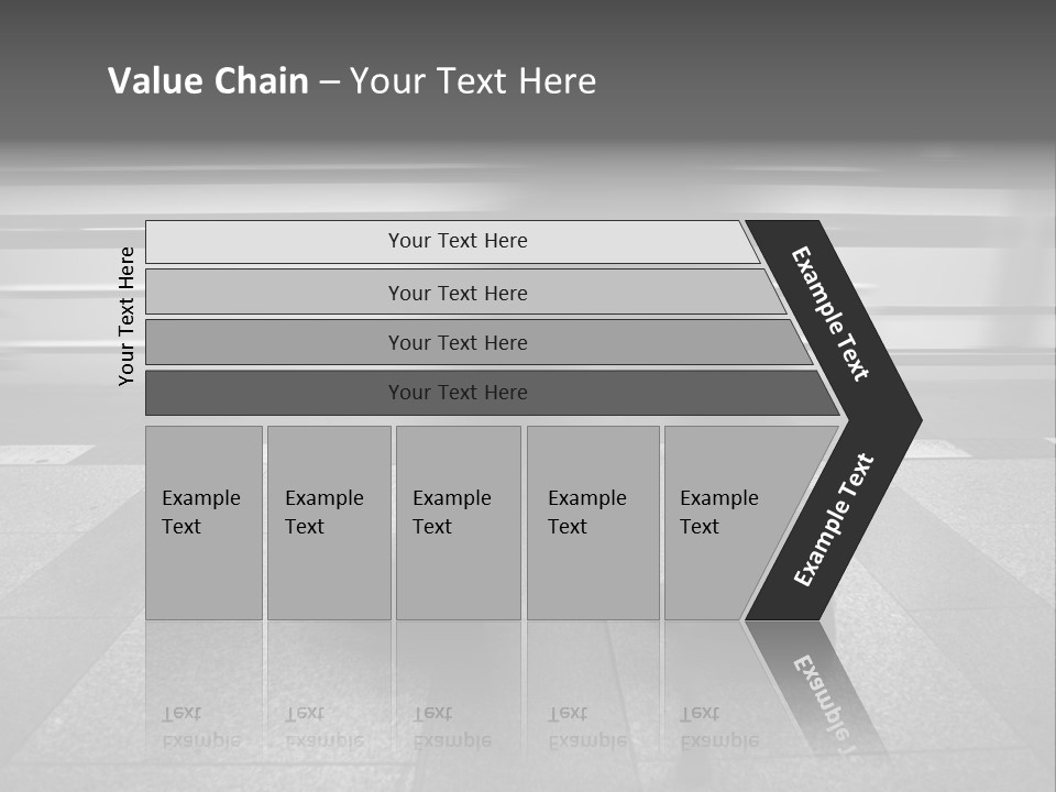Commuter Departure Unrecognizable PowerPoint Template