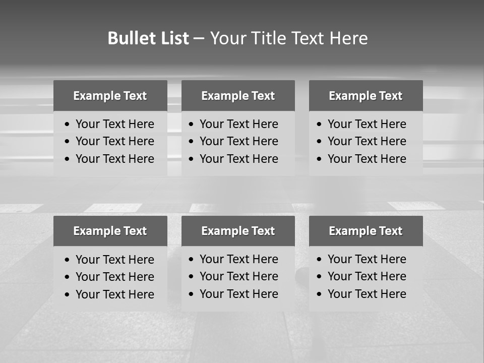 Commuter Departure Unrecognizable PowerPoint Template