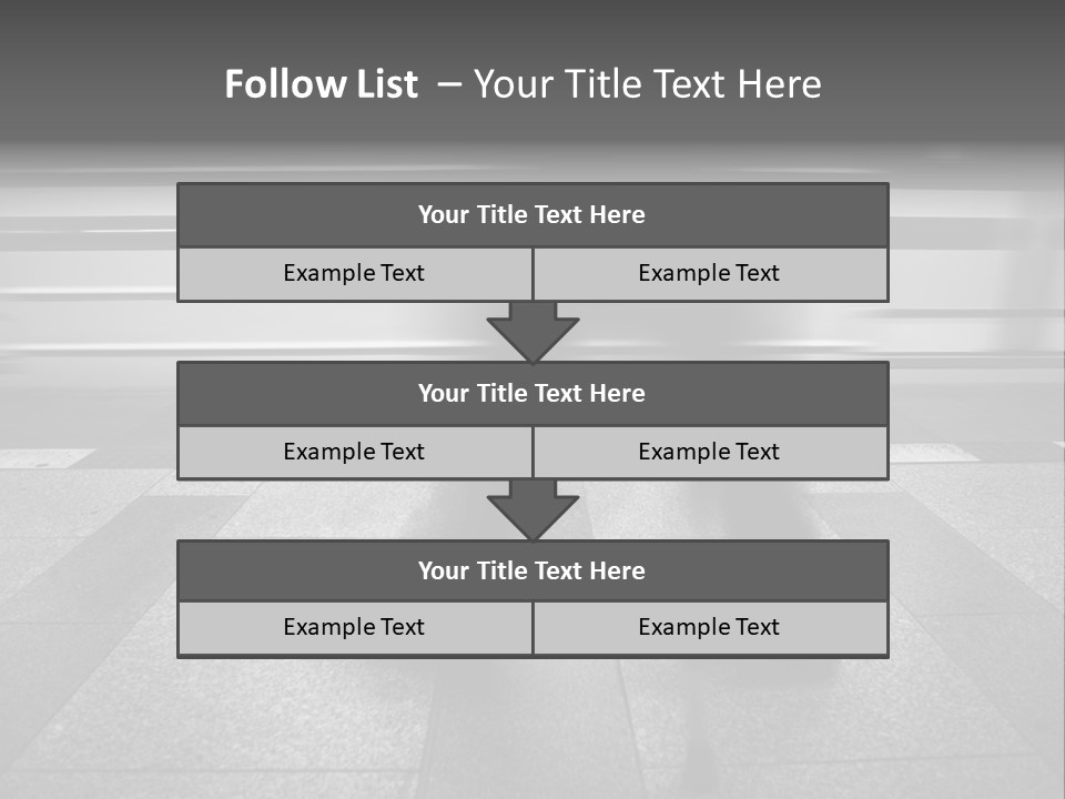 Commuter Departure Unrecognizable PowerPoint Template