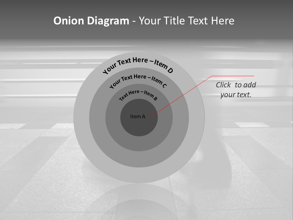 Commuter Departure Unrecognizable PowerPoint Template