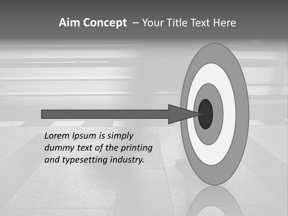 Commuter Departure Unrecognizable PowerPoint Template