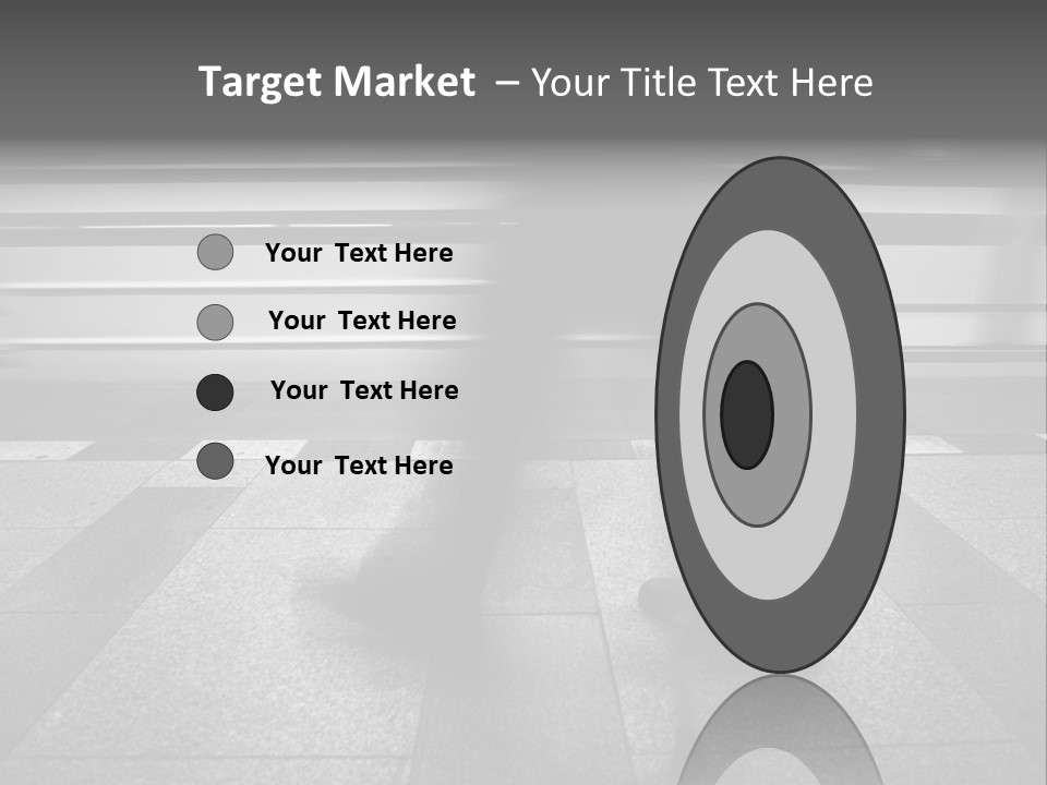 Commuter Departure Unrecognizable PowerPoint Template